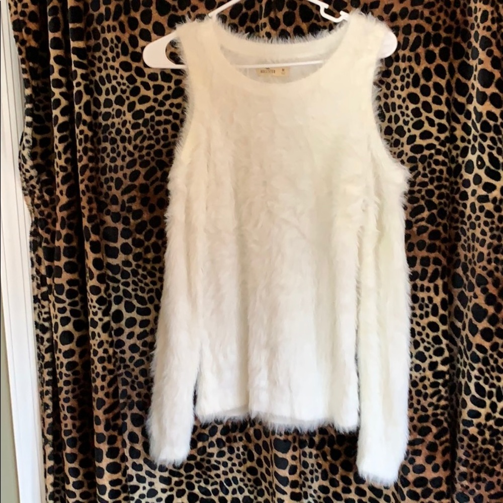 Hollister furry sweater